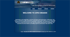 Desktop Screenshot of apexbrakes.com